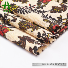 Mulinsen Textile Light-colored Floral Bubbles Chiffon Printed Fabrics for Summer